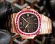 New! Swiss Copy Patek Philippe Nautilus Limited New 5711 Watch Cal.324 Pink Diamond Black Texture Dial (6)_th.jpg